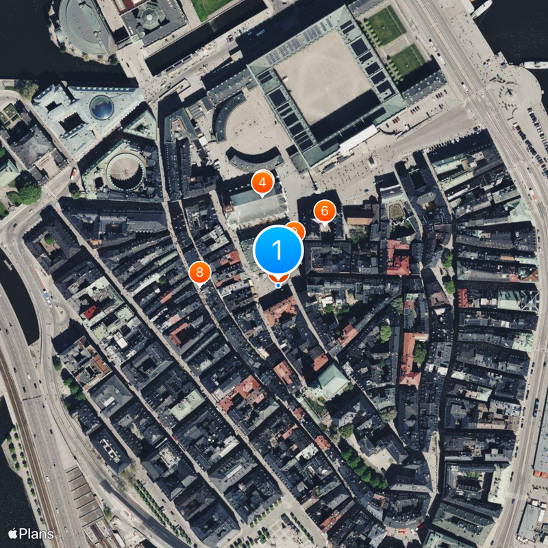 Gamla stan Mapa
