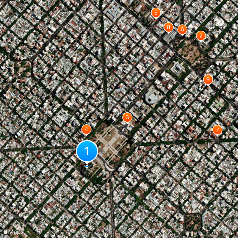 Cathedral of La Plata Map