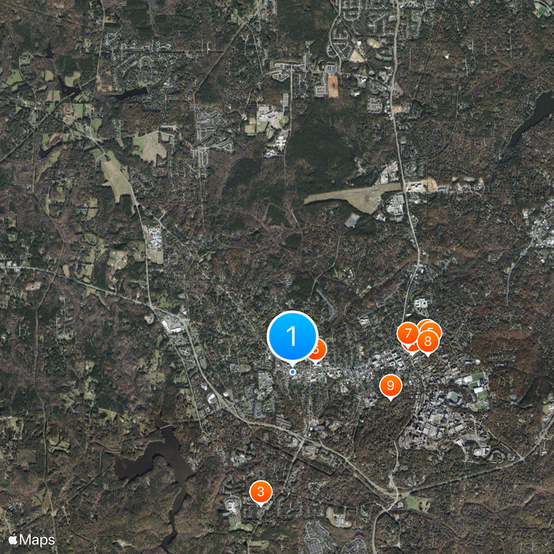 Carrboro Map