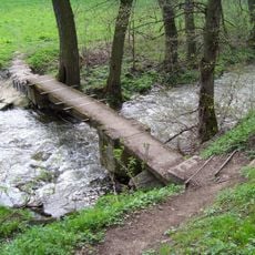 Lávka přes Výrovku u Bukačova