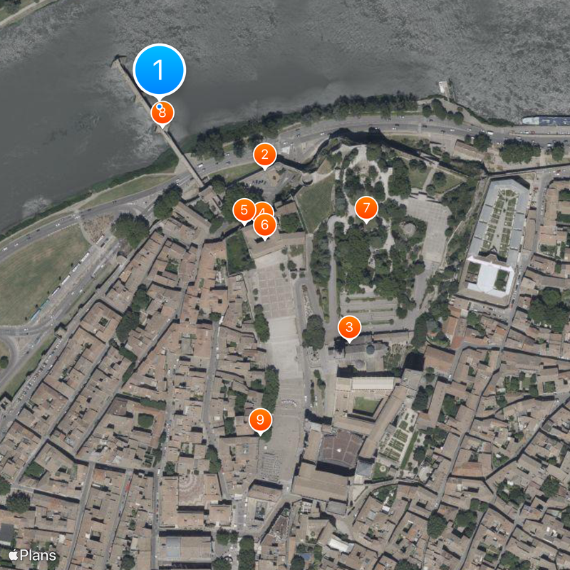 Pont Saint-Bénézet Map