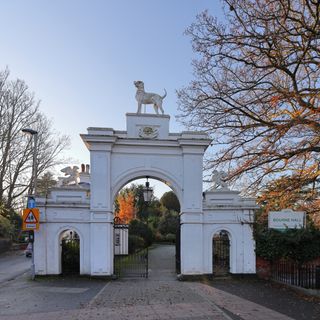 Entrance Arch To Garden Of Bourne Hall