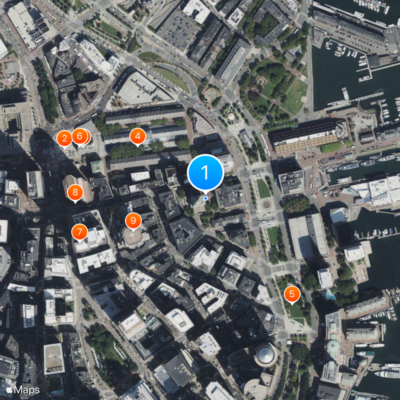 Custom House Tower Map