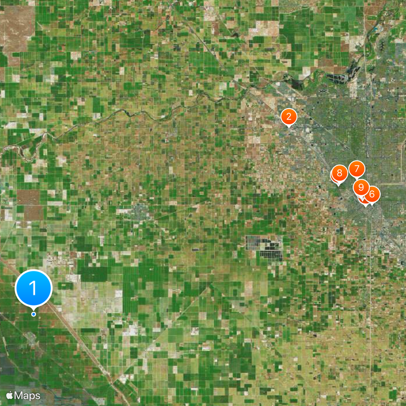 San Joaquin Valley Map