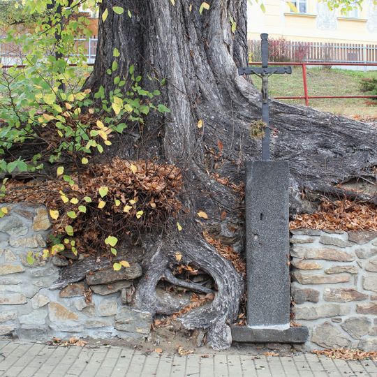 Wayside cross in Prachatice