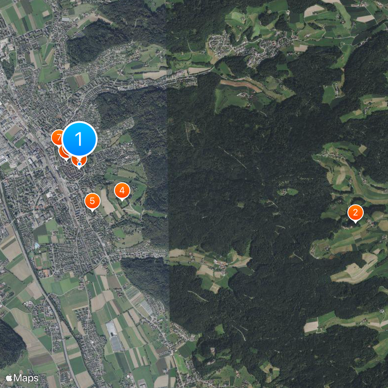 Zofingen Mapa