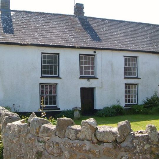 Higher Gooseford Farmhouse Including Front Garden Walls Adjoining To The North-East