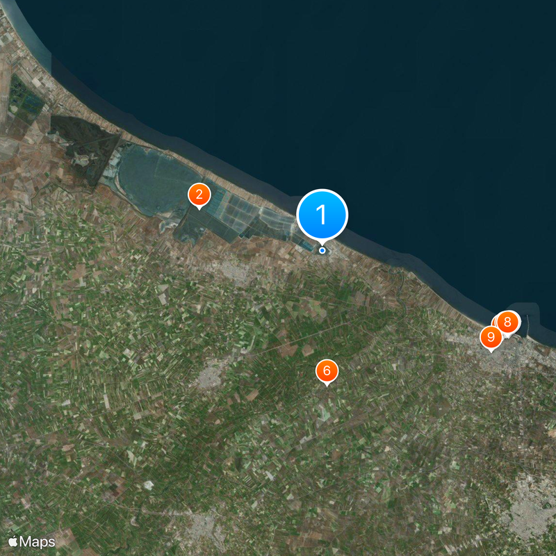 Margherita di Savoia Map