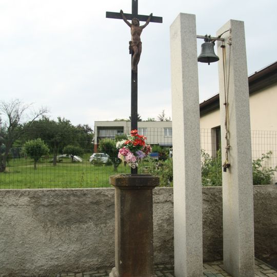 Wayside cross at náměstí Antonína Pecáka