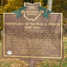 Birthplace of Thomas A. Edison (1847-1931)
