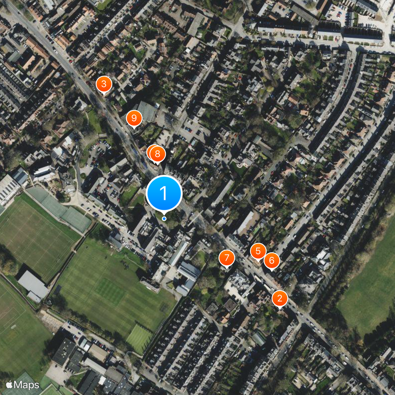 St Peter's School Map