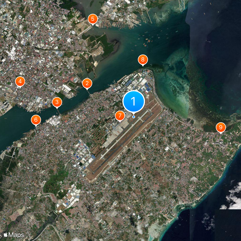 Mactan–Cebu International Airport Map