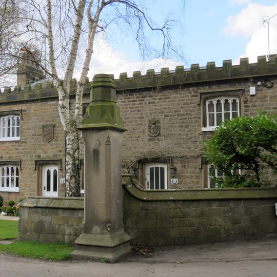 North Lodge To Scarisbrick Hall With Gatepiers And Walling