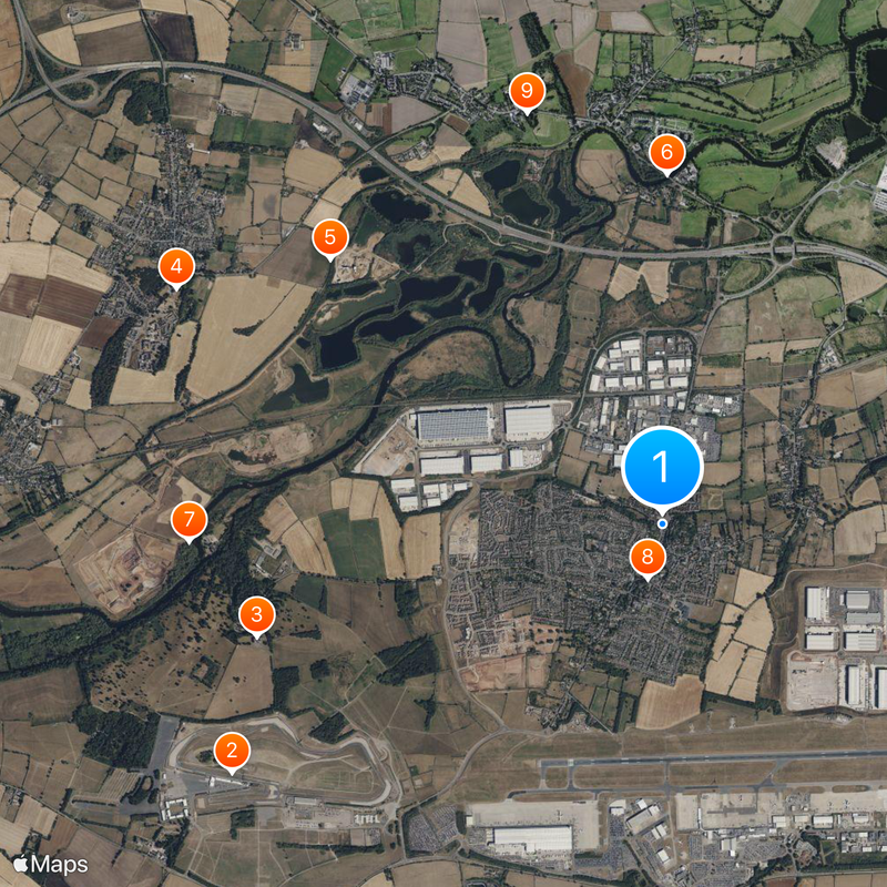 Castle Donington Carte