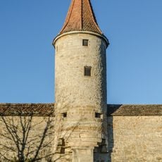 Wachturm Friedrich-Hörner-Weg 4; Nähe Friedrich-Hörner-Weg; Nähe Sterngasse; Spitalgasse 15 in Rothenburg ob der Tauber