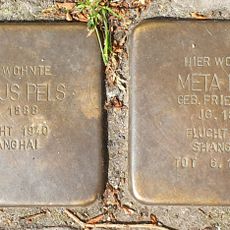 Stolperstein dedicated to Markus Pels
