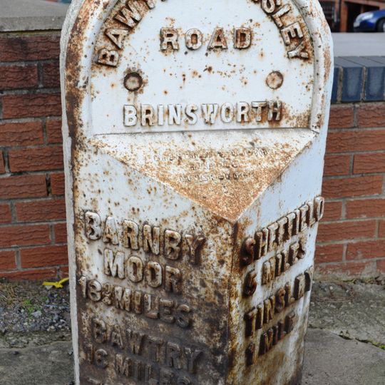 Milepost Opposite Junction With Bonet Lane