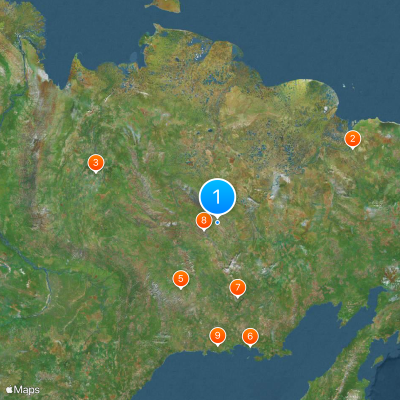 Russian Far East Map