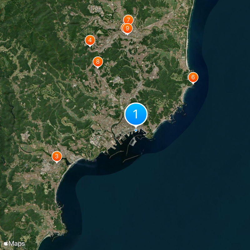 Aquamarine Fukushima Mappa