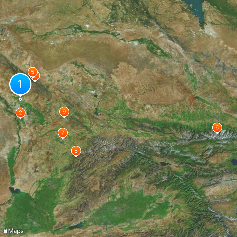 Mausoleum of Khoja Ahmed Yasawi Map