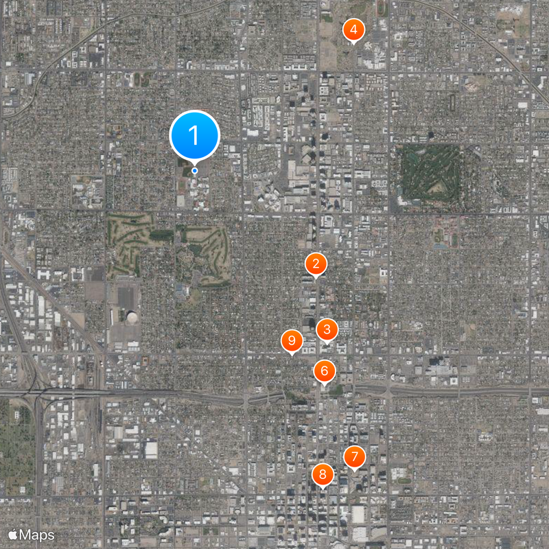 Phoenix College Map