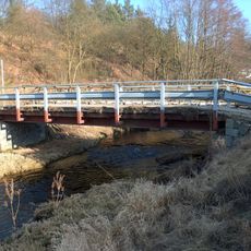 Bridge of Jatecká street over the Kocába in Nový Knín