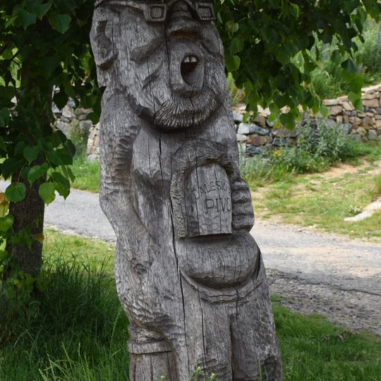 Socha Pivaře v Dalešicích