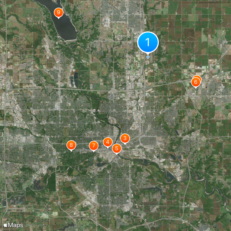 Condado de Polk Mapa