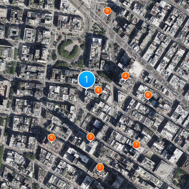 Firehouse, Hook & Ladder Company 8 Map