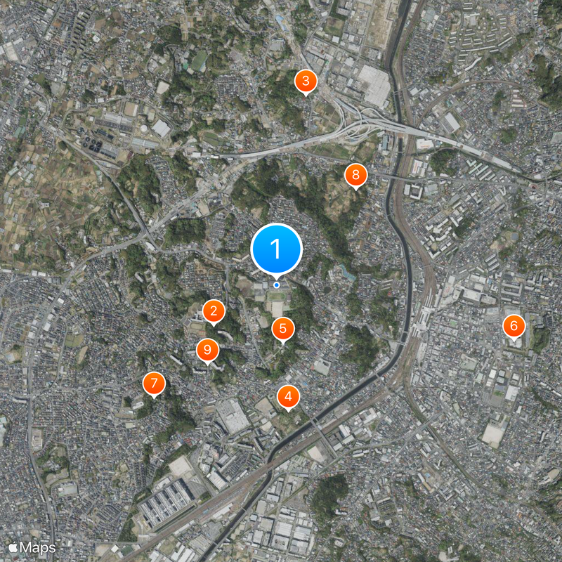 Eiko Gakuen Junior and Senior High School Map