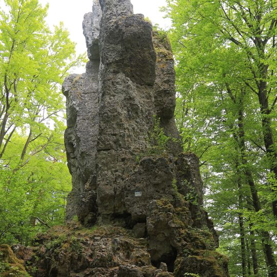 Gottesfinger am Langenstein NW von Vorra