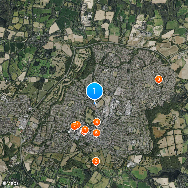The College of Richard Collyer Map