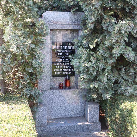 Památník obětem 1. sv. války ve Zvěřínku