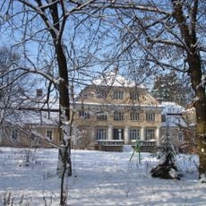 Manor park in Żywiec-Moszczanica