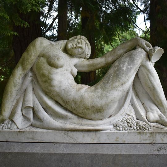 François Émile Popineau - La Bacchante ivre