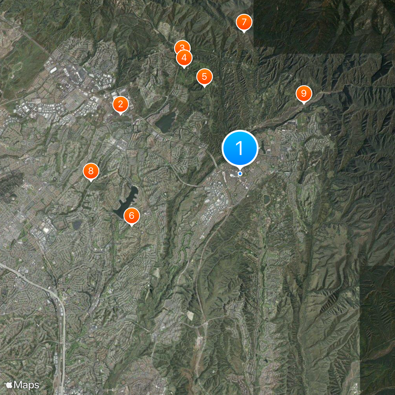 Rancho Santa Margarita Map