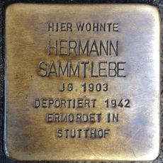 Stolperstein en memoria de Hermann Sammtlebe
