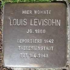Stolperstein en memoria de Louis Levisohn