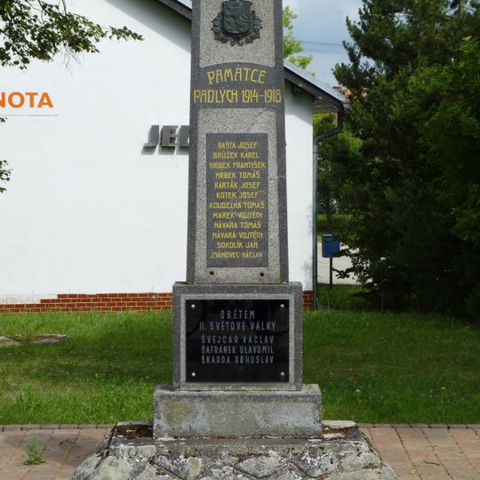 Pomník padlým v Kolencích