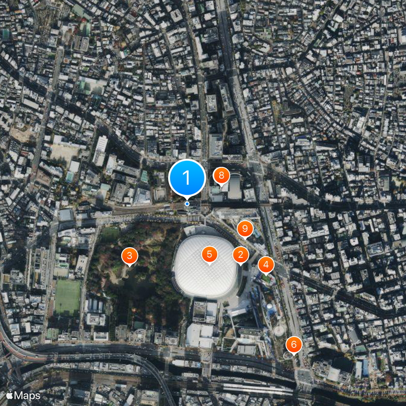 Kōrakuen Station Map