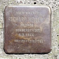 Stolperstein dedicated to Richard Heller