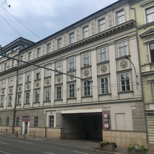 Jihovýchodní část paláce Stephana Haupta von Buchenrode
