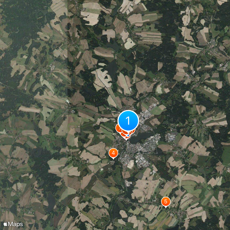 Jindřichův Hradec Map