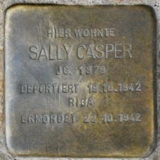 Stolperstein en memoria de Sally Casper