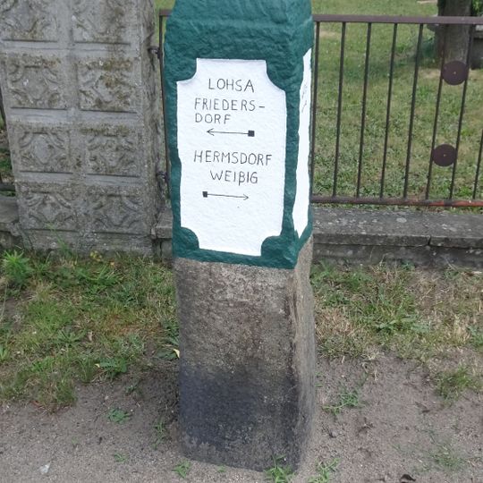 Wegestein Alte Bautzener Straße