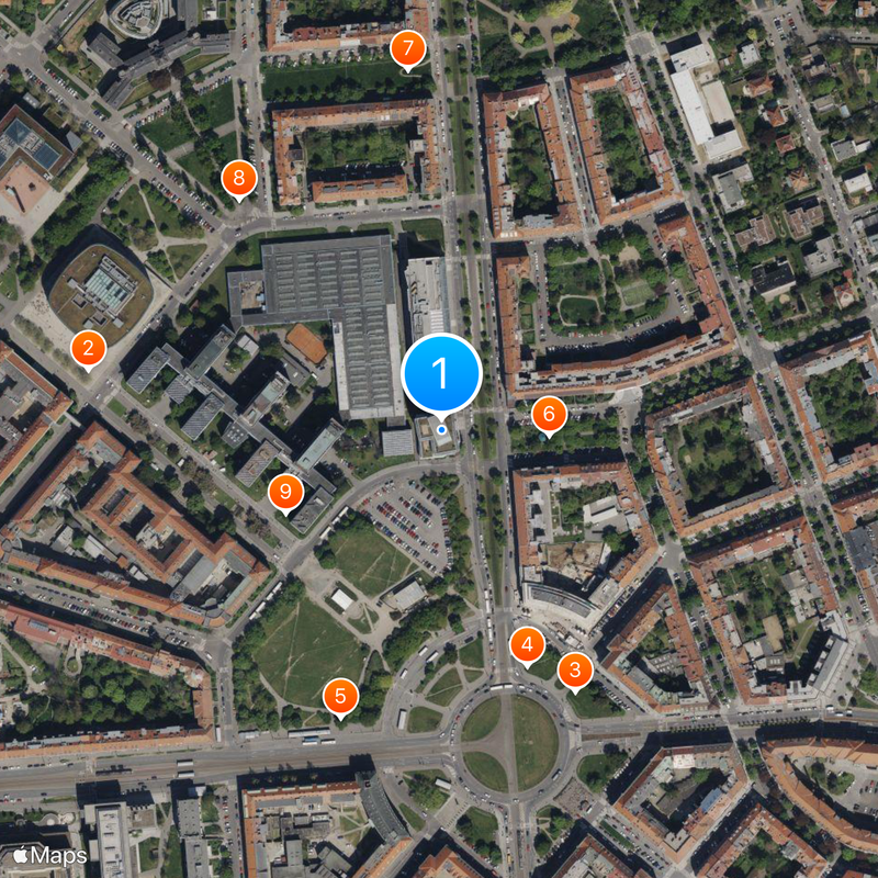 Czech Technical University in Prague Map