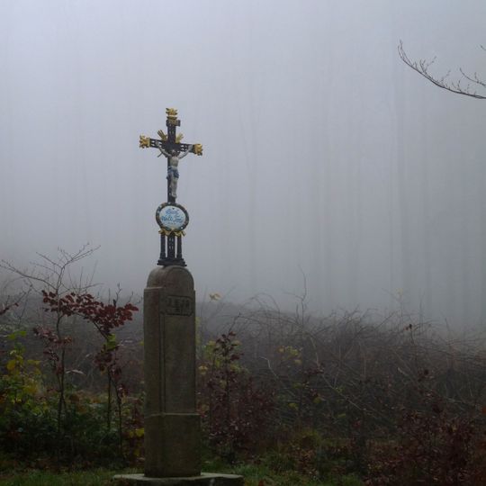 Wayside cross at Horní Moučka