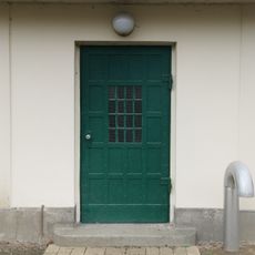 Kondenswasserpumpenhaus – C12 (Einzeldenkmal zu ID-Nr. 09284584) Hufelandstraße 15 (westlich vom Gebäude B10)