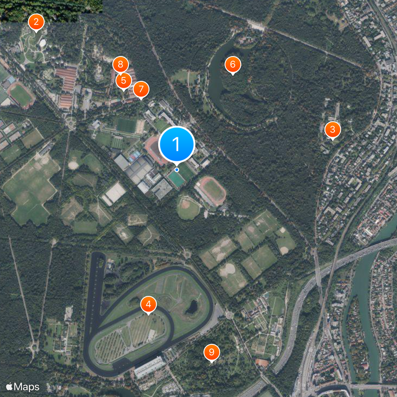 INSEP Map