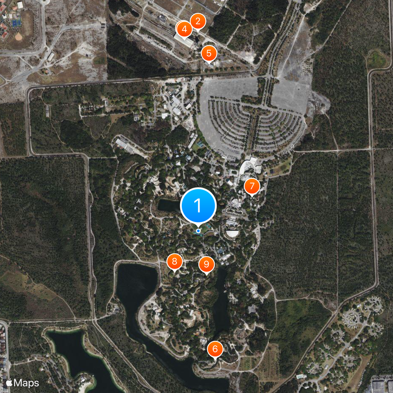 Zoo Miami Map